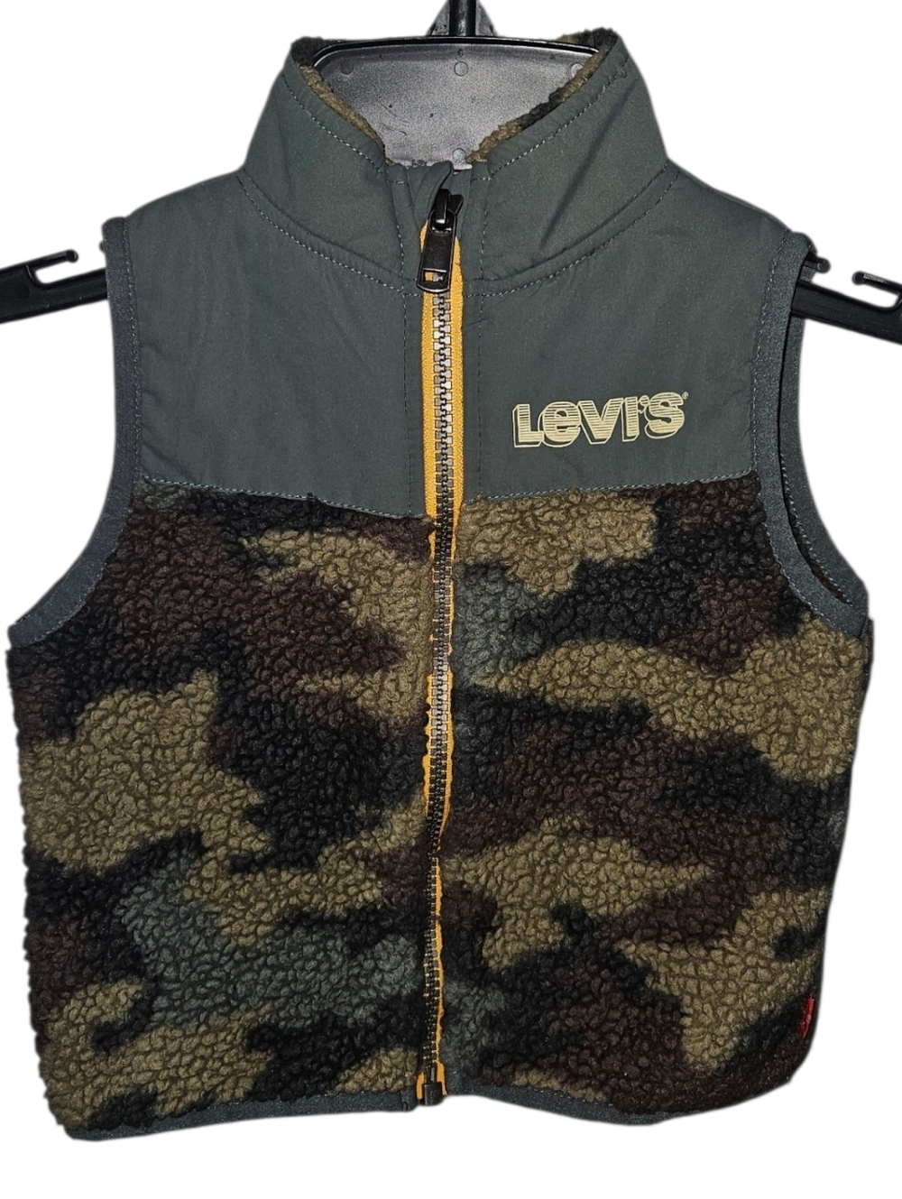 Levi's Camouflage Sherpa Full Zip Vest